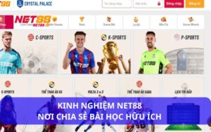 Kinh Nghiệm Net88 – Chia Sẻ Bí Quyết Chơi Cược An Toàn Và Hiệu Quả Từ Người Thật Việc Thật